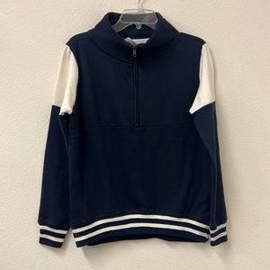 EXIST  Men's Navy 1/4 zip Pullover Sweatshirts XS